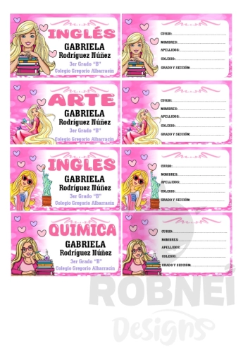Barbie 02 Etiqueta